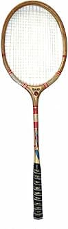 Protoner Wsg Ball Badminton wooden Racket raja with Strings