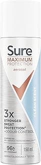 Sure Maximum Protection Clean Scent Antiperspirant Deodorant Aerosol 150 ml
