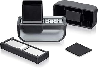 Microplane Garlic Mincer and Slicer Set (Black)