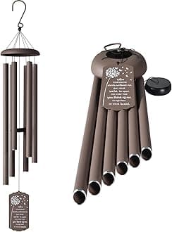 43" Large Wind Chimes for Outside Deep Tone, Memorial Wind Chimes for Loss of Loved one, 43'' Wind Chimes Outdoor Clearance, Memorial Sympathy Gifts, Outdoor Decor for Garden,Yard and Patio