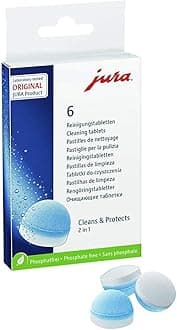 Jura Cleaning tablets -, White/Blue,6 Count (Pack of 1)