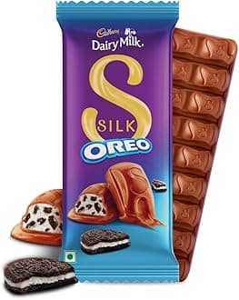 - Cadbury Dairy Milk Silk Oreo Bars Chocolate Bars, 58.5 g