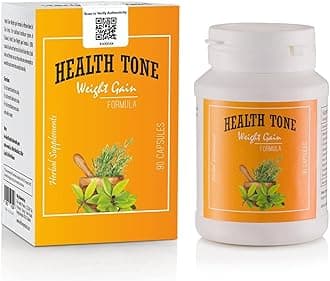 - Health Tone Ayurvedic Weight Gain Capsule 90 Capsules (100 G),1 Count