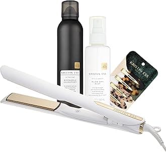3-in-1 Styling Set - Hair Straightener, Blow Dry Spray & Hair Clips (Variety Pack)