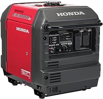 Honda Power Equipment EU3000IS 3000W 120V Portable Home Gas Power Generator