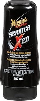 Meguiar’s ScratchX - Paint Scratch Remover - Permanently Removes Swirls and Scratches while Boosting Gloss and Shine - Removes Defects by Hand or DA Polisher with Hazing or Scratching, 7 Oz Liquid