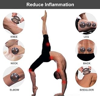 Silicone Cupping Therapy Set（EXTRA LARGE*1,LARGE*1,MEDIUM*1,SMALL*1）