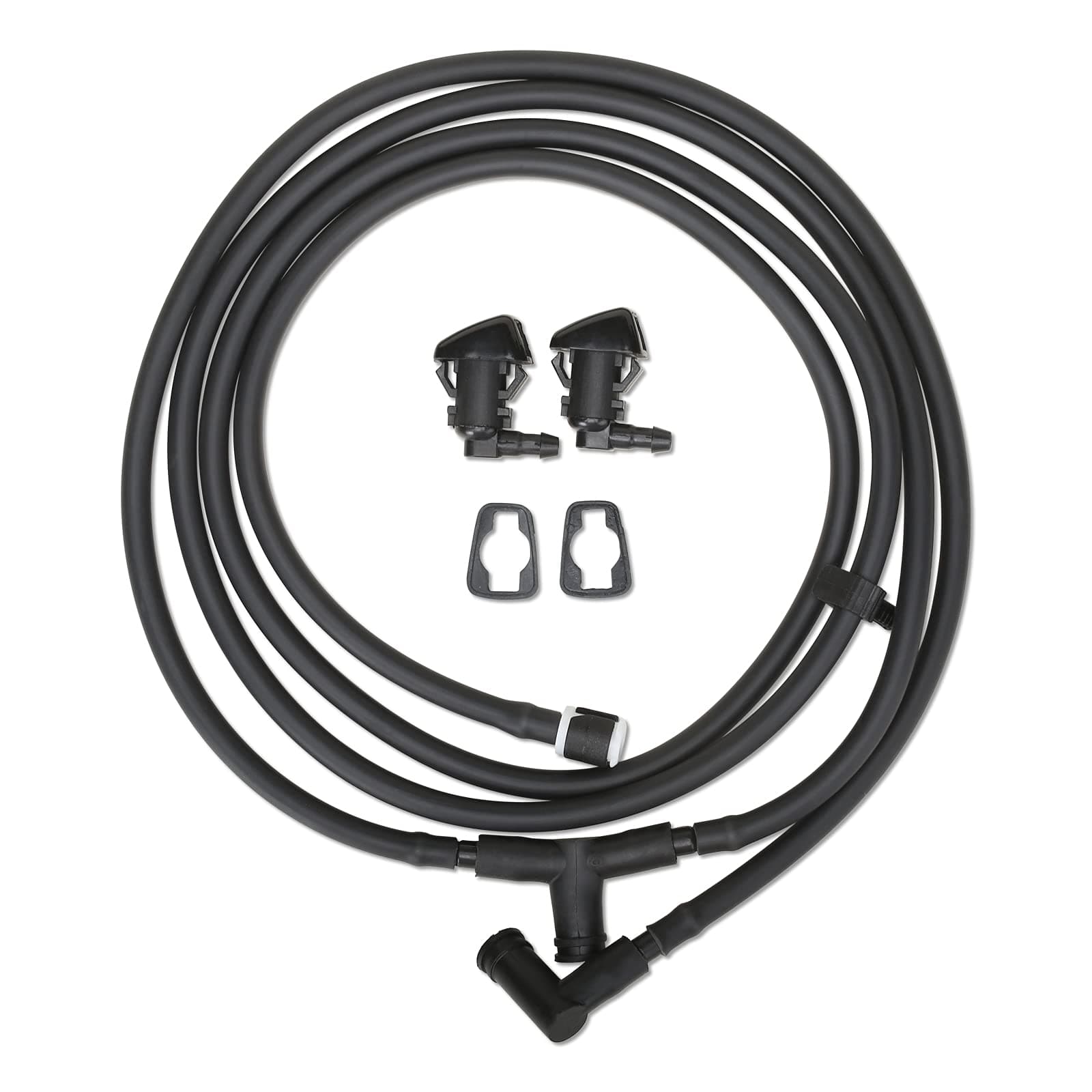 MITZONE Windshield Washer Nozzle Kit Compatible with 2011-2016 FORD F-250 F-350 F-450 F-550 Super Duty Replace BC3Z-17603-A