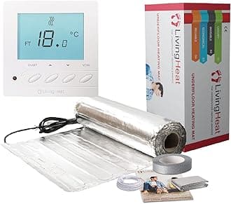 Underfloor Heating Kit for Under Laminate & Wood Floors, Electric 150w /m² with M5 Manual Thermostat, 2/m²