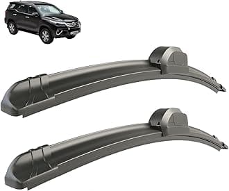 Windshield Car Wiper Blades Compatibility With Fortuner (Model : 2017-2020), Fortuner Wiper Blades - Set of 2Pc (D-21,P-19)