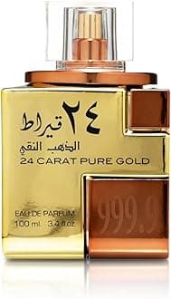 24 Carat Pure Gold Eau De Parfum Spray for Unisex 3.4 Ounce