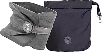 - trtl Pillow - Scientifically Proven, Super Soft Neck Support Travel Pillow for Airplanes - Lightweight and Machine Washable - Ergonomic Design for Traveling on Flights, Cars, and Trains - Grey