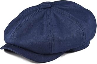 Men's Newsboy Flat Cap 100% Cotton Gatsby Ivy Golf Cabbie Hat