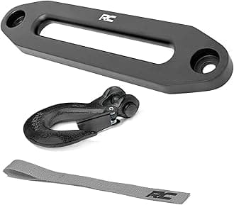 Rough Country 12,000LB PRO Series Electric Winch | Synthetic Rope - PRO12000S, Black