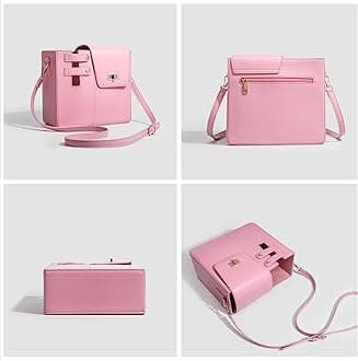 Water Bottle Crossbody Bag for Stanley, Portable Water Bottle Carrier Bag Outdoor Cup Holder with Adjustable Shoulder Strap-Pink