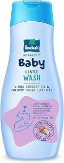 Baby Gentle Wash for New Born | Enriched with Virgin Coconut Oil | Gently cleanses in Hard water | Doctor certified | 410 ML