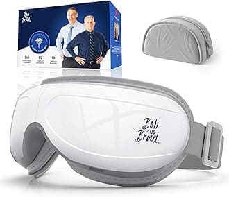 BOB AND BRAD Eye Massager FSA Eligible/HSA Eligible, EyeOasis 2 Heated Eye Mask for Migraines with Music, Smart Migraine Massager Warm Compress Therapy for Migraines, Dry Eyes, and Eye Strain Relief