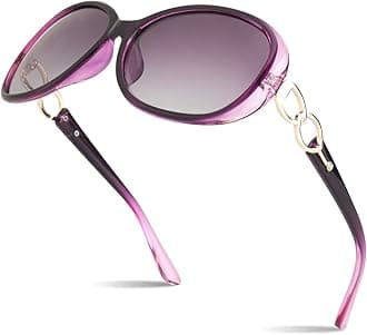 Sunglasses Womens Polarized Trendy Oversized Sun Glasses Fashion Ladies Shades 100% UV400 Protection S85