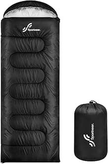 Sportneer Sleeping Bags for Adults, Warm & Cold Weather Sleeping Bag for Adults Kids Boys Girls - Lightweight Compact Camping Gear Equipment, Traveling, Backpacking, Hiking