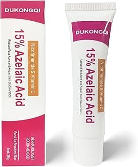 Azelaic Acid for Face Balance Skin Tone & Cleanse Pores, Azelaic Acid Serum Acido Azelaico-Relieve Acne, Blackhead & Redness,Premium Skin Care, 20g (1 PCS)