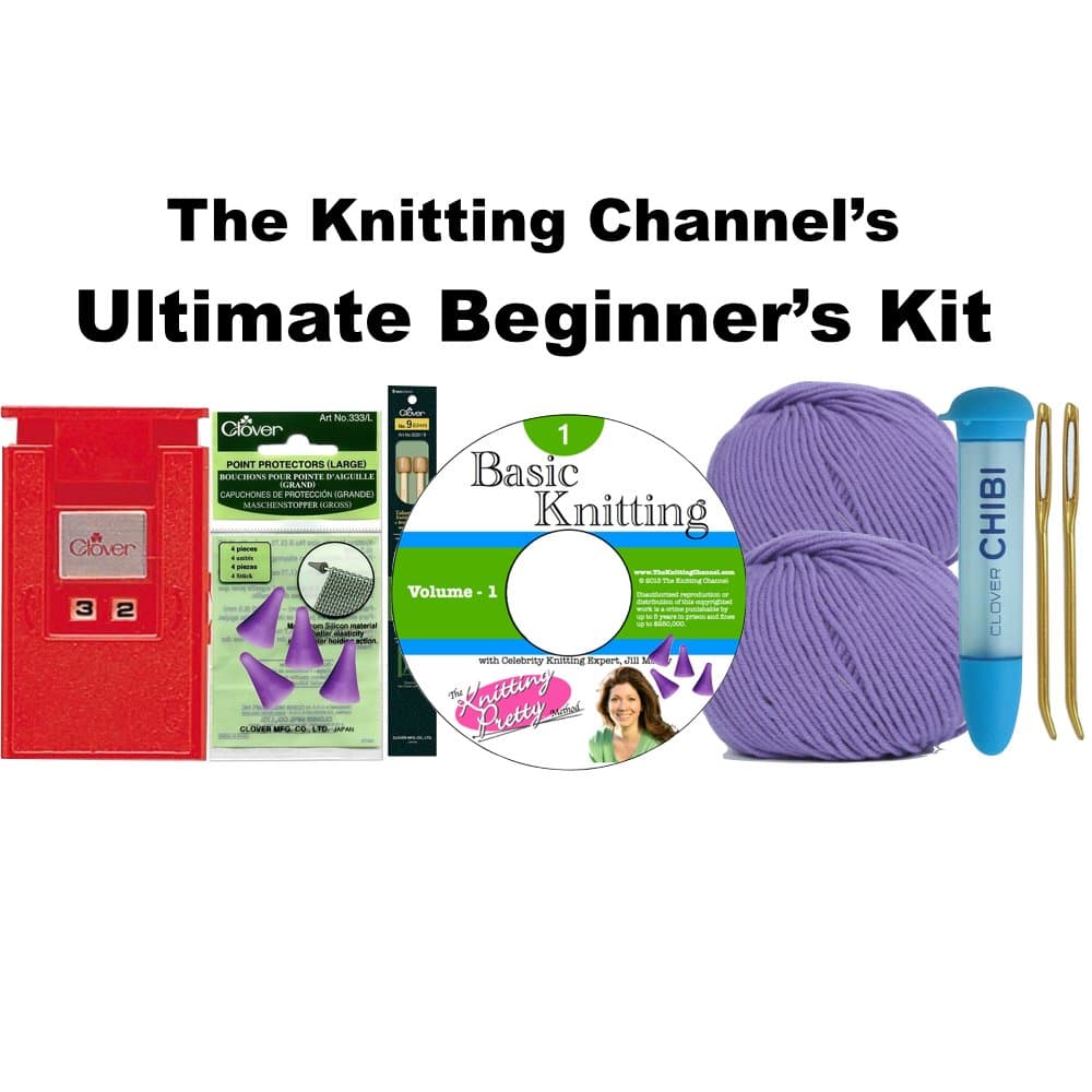 The Knitting Channel's Ultimate Beginner Kit (Denim)