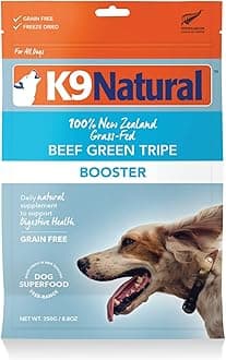 Freeze Dried Dog Food Topper, Organ Meat Blend for Digestive Support, Human-Grade Puppy and Dog Meal Booster, Beef Green Tripe, 8.8oz