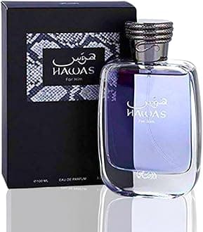 Hawas for Men Eau de Parfum Spray, 3.33 Ounce