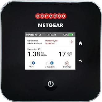 NETGEAR Routeur mobile 4G, Nighthawk M2 Routeur 4G LTE MR2100 - débit descendant jusqu'à 2Gbps | Connexion WiFi jusqu'à 20 appareils | Crée un WLAN n'importe où | Déverrouillé compatible toute SIM
