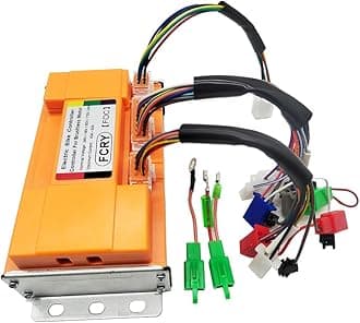 Intelligent Brushless Sine Controller 36V 48V 60V 72V 84V 2000W Maximum Current 50A Aluminium Alloy E-Bike Brushless Motor Controller for Electric Bicycle Scooter