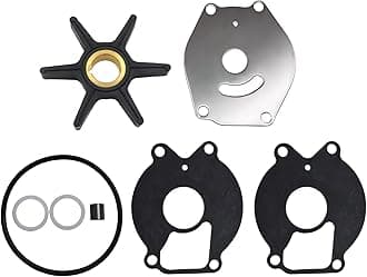 85089Q4 Water Pump Impeller Kit for Mercury Marine Force 15hp 18hp 20hp 25hp Replaces 47-85089T7 Sierra 18-3215 2-Cycle Outboard Engines