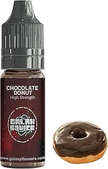Chocolate Glazed Donut Flavouring - High Strength Food Flavoring - 230+ Flavours -10ml Bottle.
