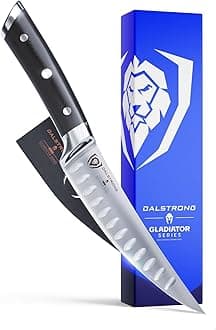 Dalstrong Fillet Knife - 6 inch - Gladiator Series Elite - High Carbon German Steel - Black G10 Handle - Sheath Included - Razor Sharp Kitchen Knife - Boning Knife Gift - NSF Certified