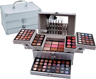 All-In-One Makeup Kit, MKNZOME Complete Makeup Gift Set Full Kit Combination with Eyeshadow Blush Lipstick Concealer etc, Essential Starter Bundle for Women, Pro Multi-purpose Beauty Cosmetic Set#4