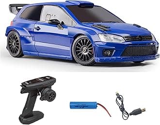 LDRC 1:28 4x4 4WD Plastic RC Off-Road Vehicles Drift Car Model LD2801 RTR Remote Control Car High Speed Race Car Model Hobby Model for Collection Boys Gift(Blue)
