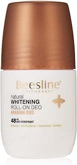 Beesline Whitening Roll-On Arabian Oud Deodorant, 48 Hours Anti-Perspirant, Deodorizing, Soothing, for Sensitive Skin, 50ml