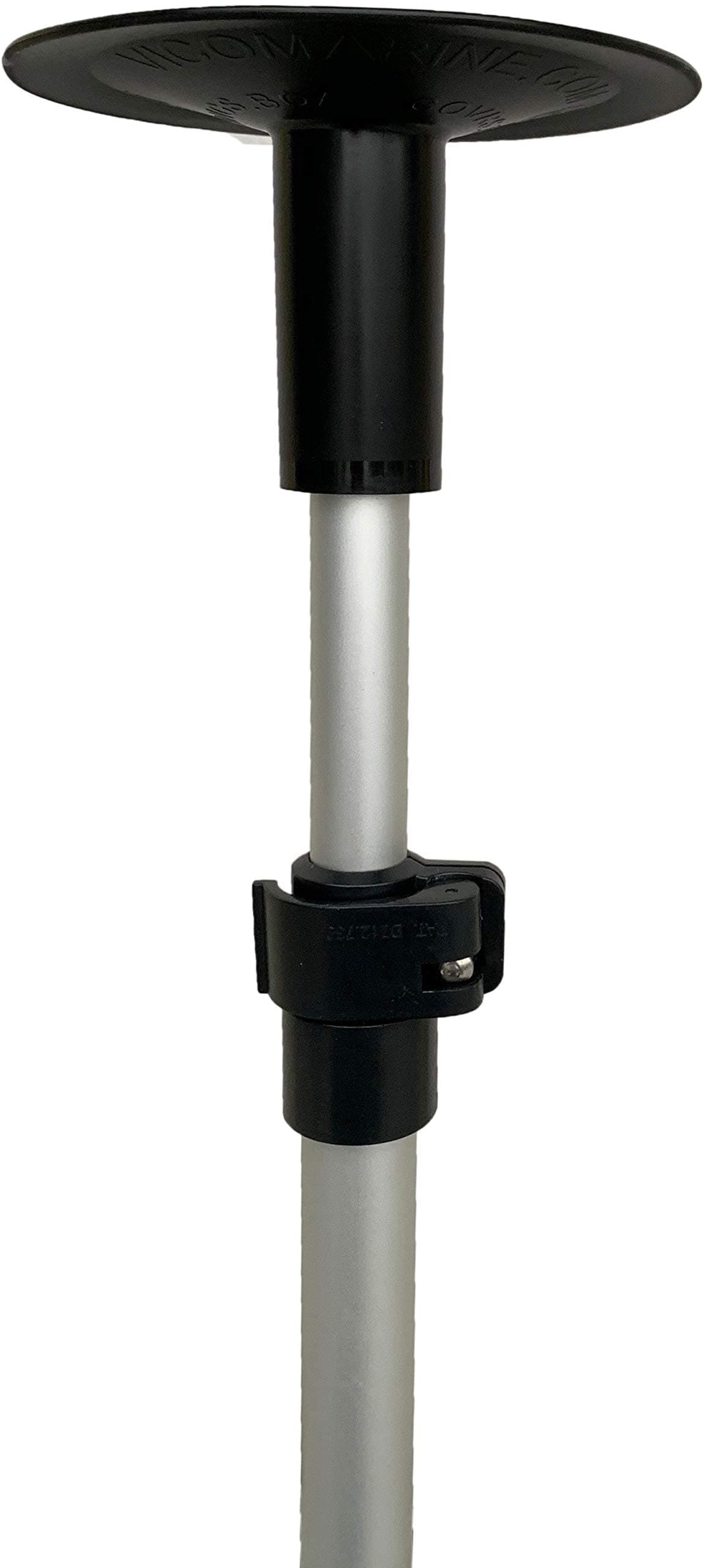 Vico Marine Boat Cover Support Pole System – Adjustable 34–59 Inch Pole with Rubber Base & Flex Support Top – Prevents Water Pooling and Sagging – Easy Install Durable Marine Hardware Made in USA