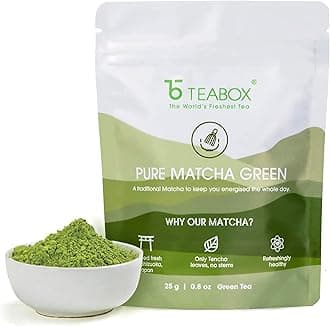 Teabox Matcha Green Tea Powder 25 Grams | 100% Pure Matcha Rich in Anti Oxidants