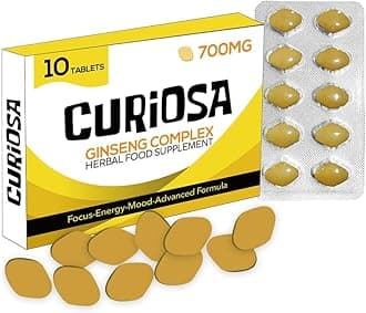 Gold 700mg | Stronger | Longer | Harder | Performance | Extra Strength Enhancing Pills, Stamina Endurance Booster Supplement Pills for Men | 10 Ginseng Tablets