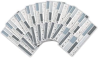 Wall Tile Transfers Sticker for Home Decor, Peel & Stick self-Adhesive splashback, Tile Decals for Living Room Kitchen Bathroom Decor, 9 Pieces