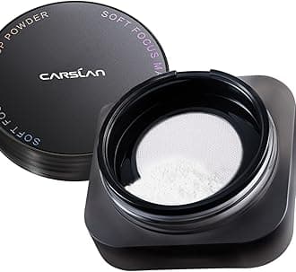 Soft Focus Loose Setting Powder, Waterproof, Matte, Oil Control, Shine Free, Talc-Free Face Powder Makeup, 24H Longwear Finishing Powder, O01