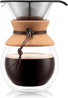 Bodum Pour Over Coffee Maker with Permanent Filter 34 Ounce 11682-109