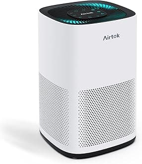 Air Purifiers for Home Pets in Bedroom, Covers Up to 1190 Sq Ft. H13 HEPA Air Cleaners With Sleep Mode 3 Fan Speed, Removes 99.97% of Particles, Pets Dander Hair Smoke and Dust, Ultra-Quiet