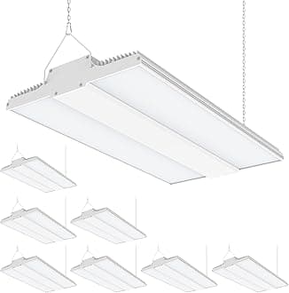 ADUB 8 Pack 200W LED High Bay Shop Light 30000LM, 1.63 FT LED Linear High Bay Light Dimmable 0-10V, 5000K Hanging Shop Light, UL DLC Listed Commercial Bay Light for Warehouse Factory Garage, 100-277V