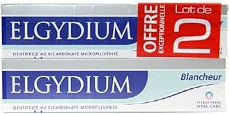 Whitening Toothpaste with Bicarbonate Lot De 2x75 Ml by Elgydium