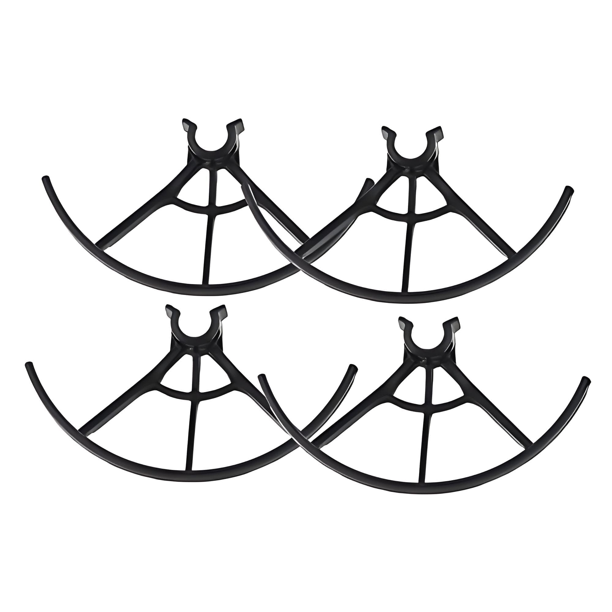Propeller Protector Compatible with DJI Tello 4 Pieces Black Plastic Drone Propeller Blades Guard Protective Case