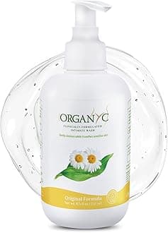 Organyc Intimate Wash for Sensitive Skin, 8.5 Fluid Ounce