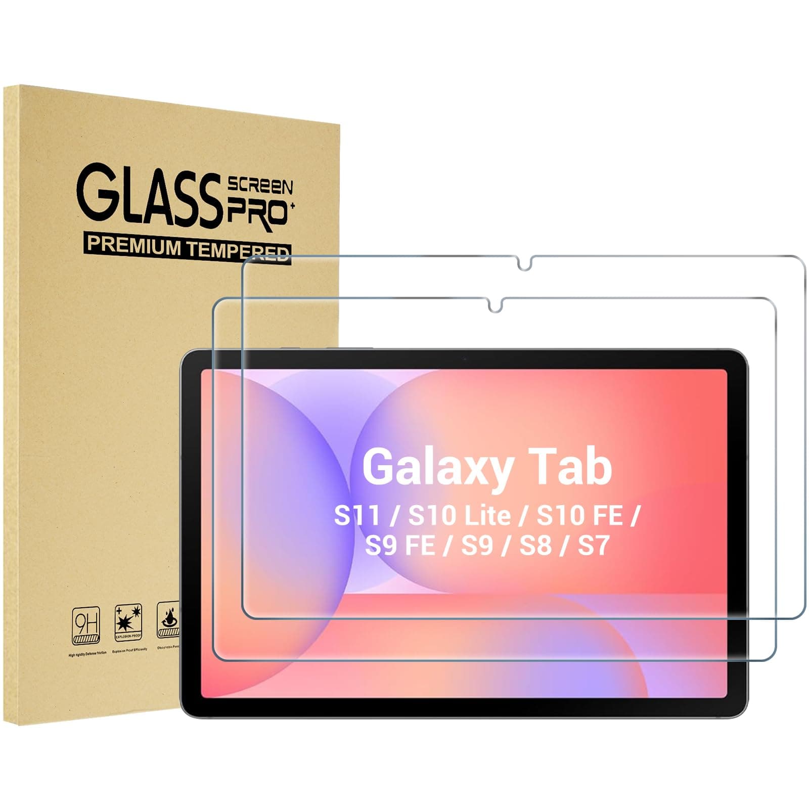 (2 Pack) Galaxy Tab S8 / Tab S7 11" Screen Protector
