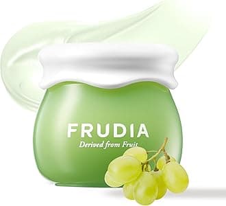 FRUDIA Green Grape Pore Control Face Cream (0.35 oz) – Oil-Control Korean Moisturizer for Face | Pore Refining Face Cream with 81% Green Grape Extract & Tannin Complex | Vegan & Cruelty Free