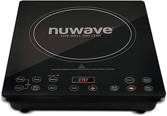 Pro Chef Induction Cooktop, NSF-Certified, Commercial-Grade, Portable, Powerful 1800W, Large 8” Heating Coil, 94 Temp Settings 100°F - 575°F in 5°F, Shatter-Proof Ceramic Glass Surface