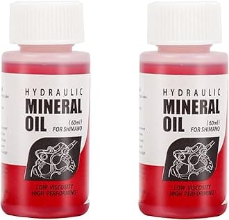 High Performance Bike Brake Mineral Oil - 120ml/4oz - Ideal for Shimano and Tektro Hydraulic Brake Systems, Brake Fluid for MTB/Road Bicycle Hydraulic Disc Brakes